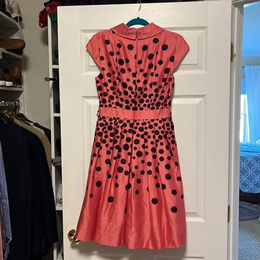 Kay Unger Silk Cotton Blend Party Dress - Picture 4 of 5